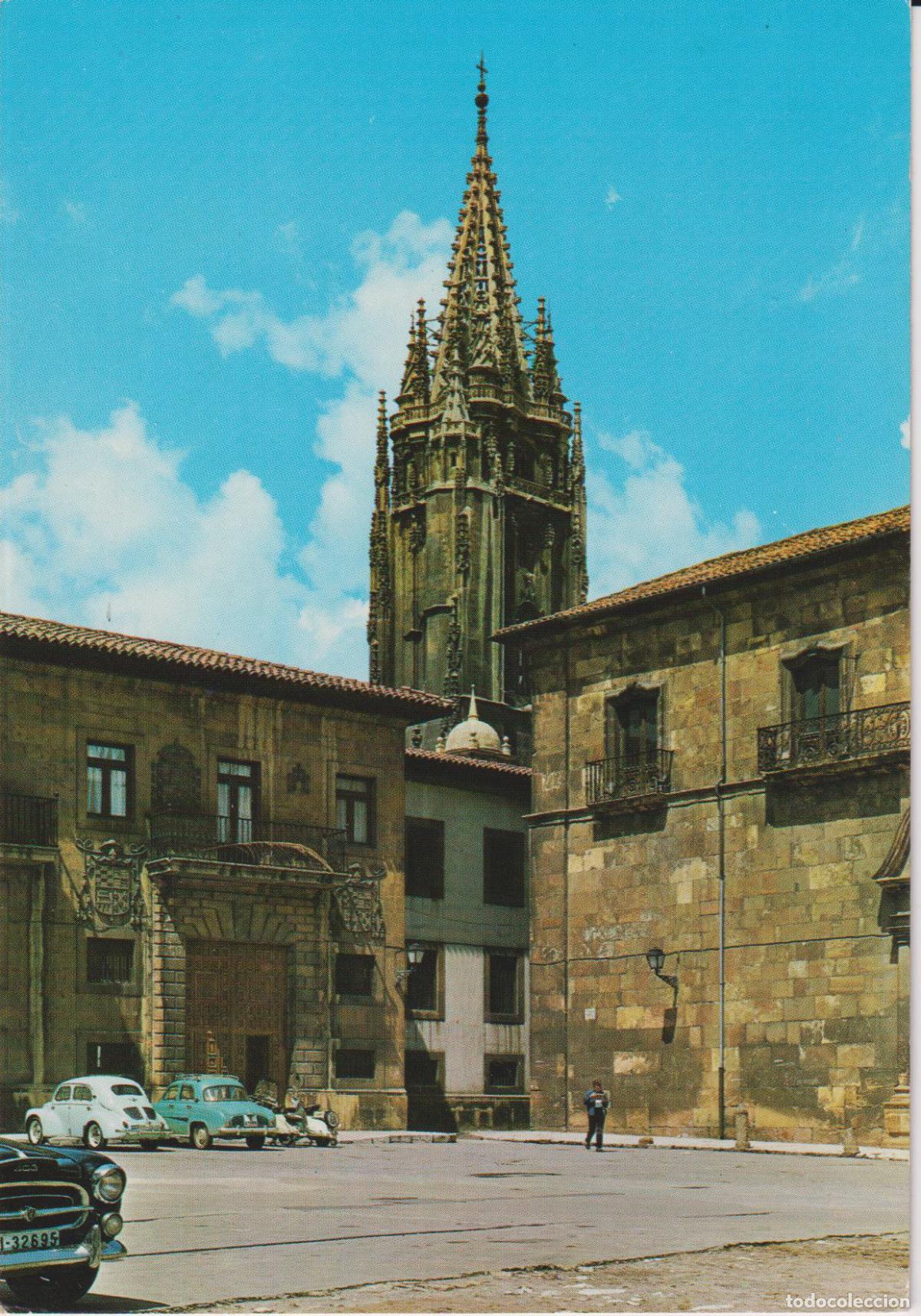 Postales: OVIEDO (ASTURIAS) PALACIO EPISCOPAL - GARCIA GARRABELLA N&ordm;14 - CIRCULADA