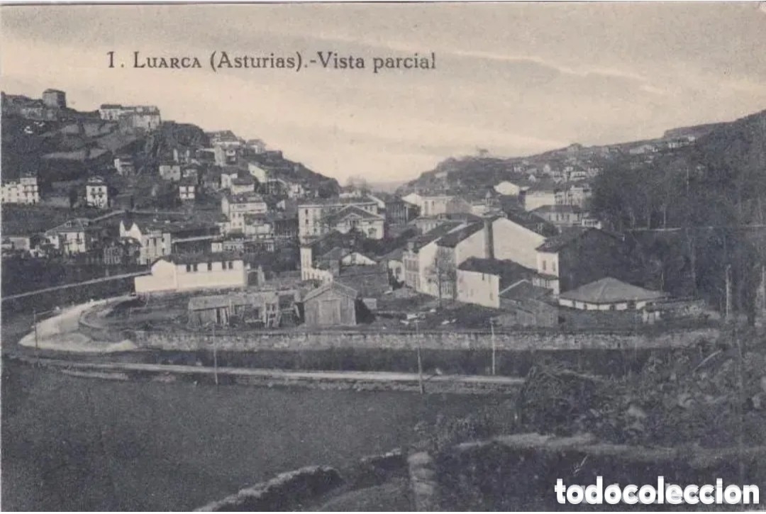 Postales: LUARCA (ASTURIAS) - VISTA PARCIAL - EDICI&Oacute;N HOTEL GAYOSO
