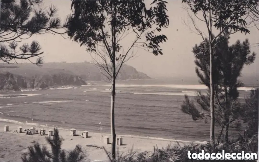 Postales: NAVIA (ASTURIAS) - PLAYA - EXCLUSIVAS SEQUEIRA - FOTO CASA FIGUEROLA, BARCELONA