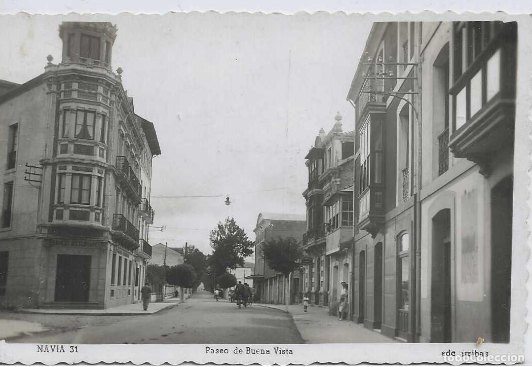 Postales: NAVIA (ASTURIAS) - CALLE DE BUENA VISTA - ED. ARRIBAS