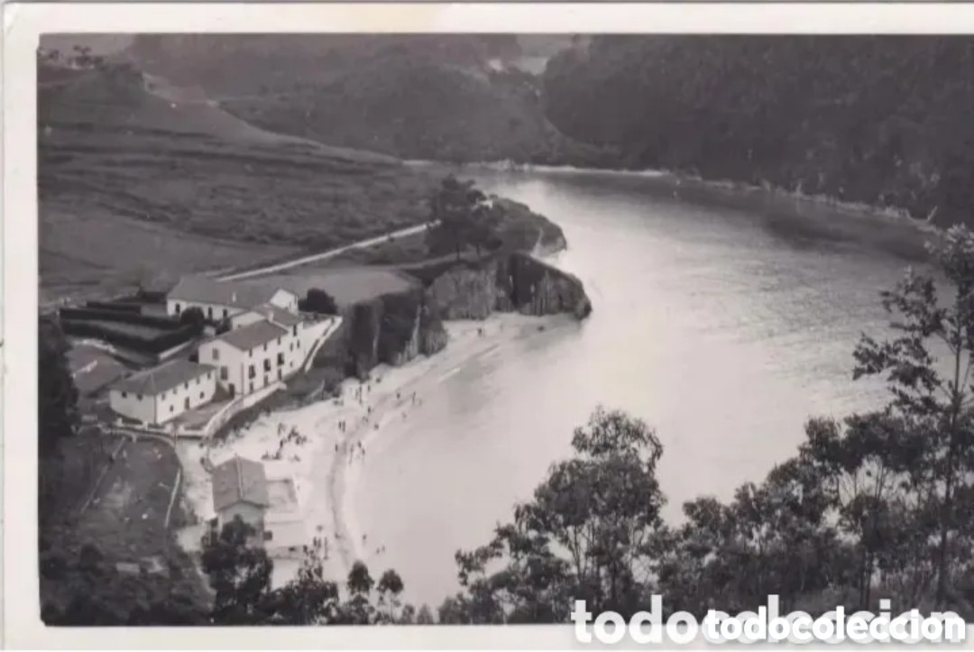 Postales: COLOMBRES - RIBADEDEVA (ASTURIAS) - PLAYA DE LA FRANCIA - FOTOS Y EDICIONES JOS&Eacute; LUIS ROZAS, LLANES