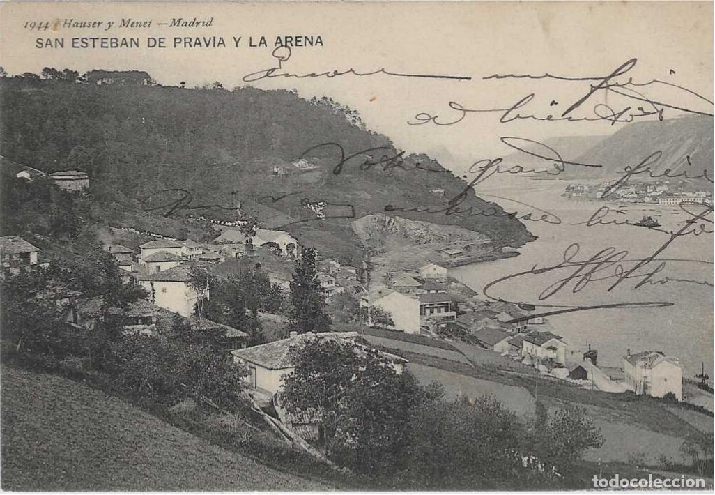 Postales: SAN ESTEBAN DE PRAVIA (ASTURIAS) - LA ARENA - HYM N&ordm; 1944