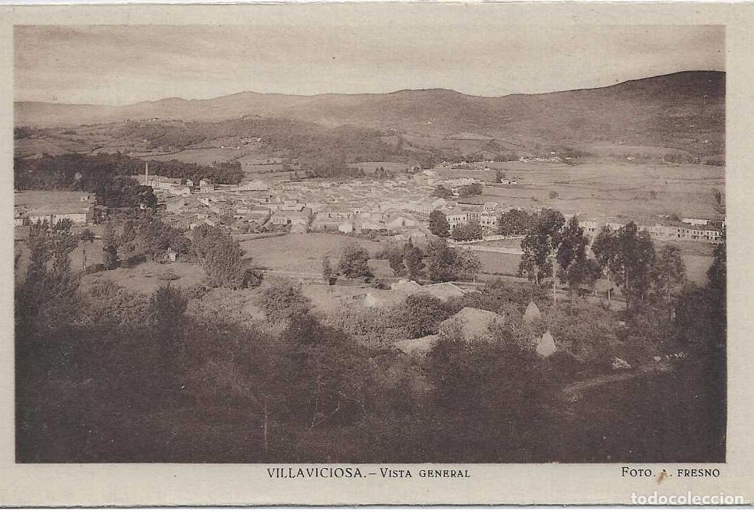 Postales: VILLAVICIOSA (ASTURIAS) - VISTA GENERAL - FOTO A. FRESNO