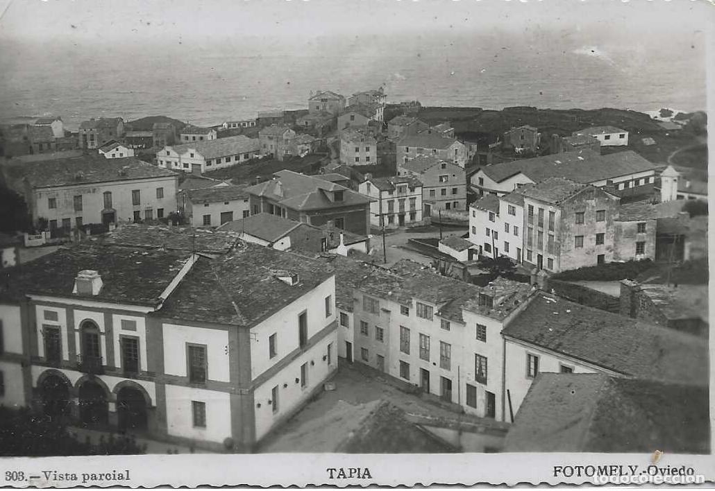 Postales: TAPIA (ASTURIAS) - VISTA PARCIAL - FOTOMEL.Y.OVIEDO