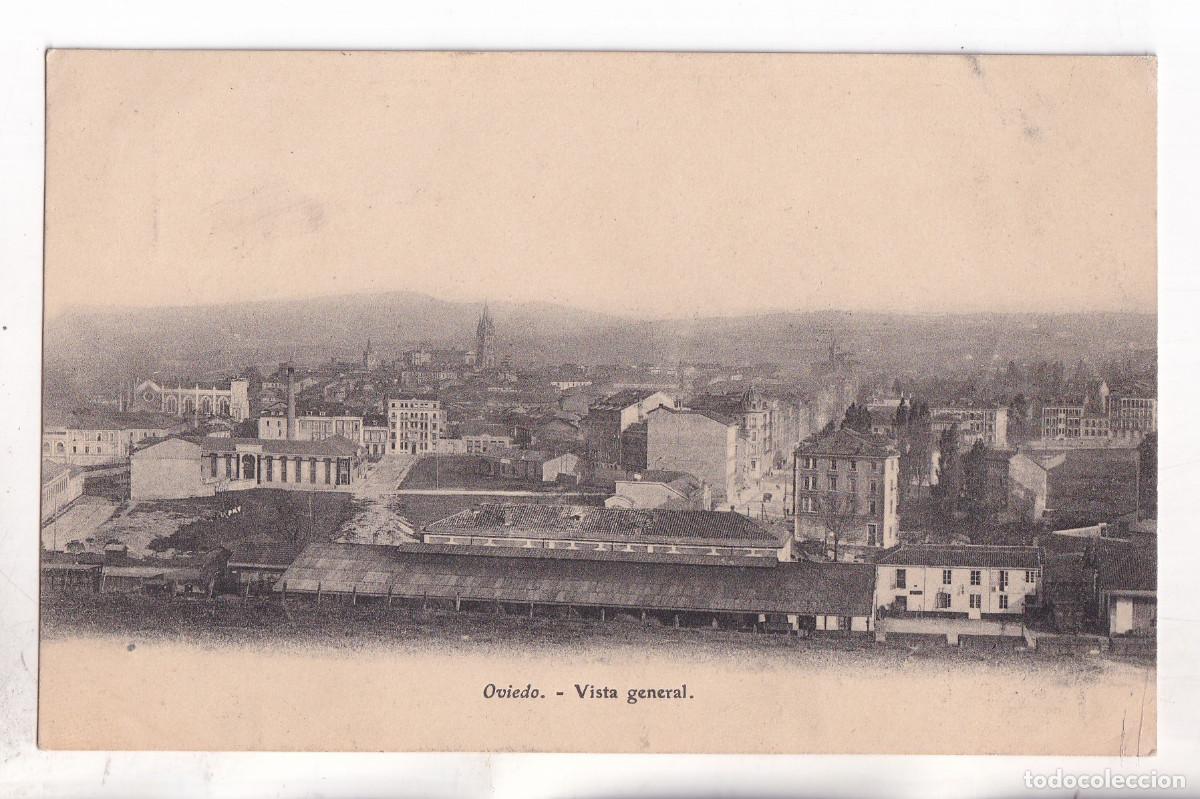 Postales: POSTAL. OVIEDO. VISTA GENERAL. ASTURIAS. CIRCULADA CON SELLO EN 1907
