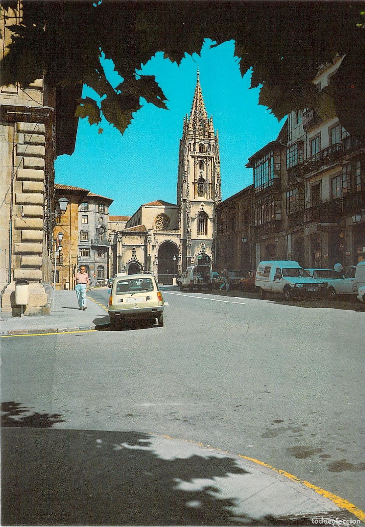 Postales: Postal de la Catedral de Oviedo, Asturias