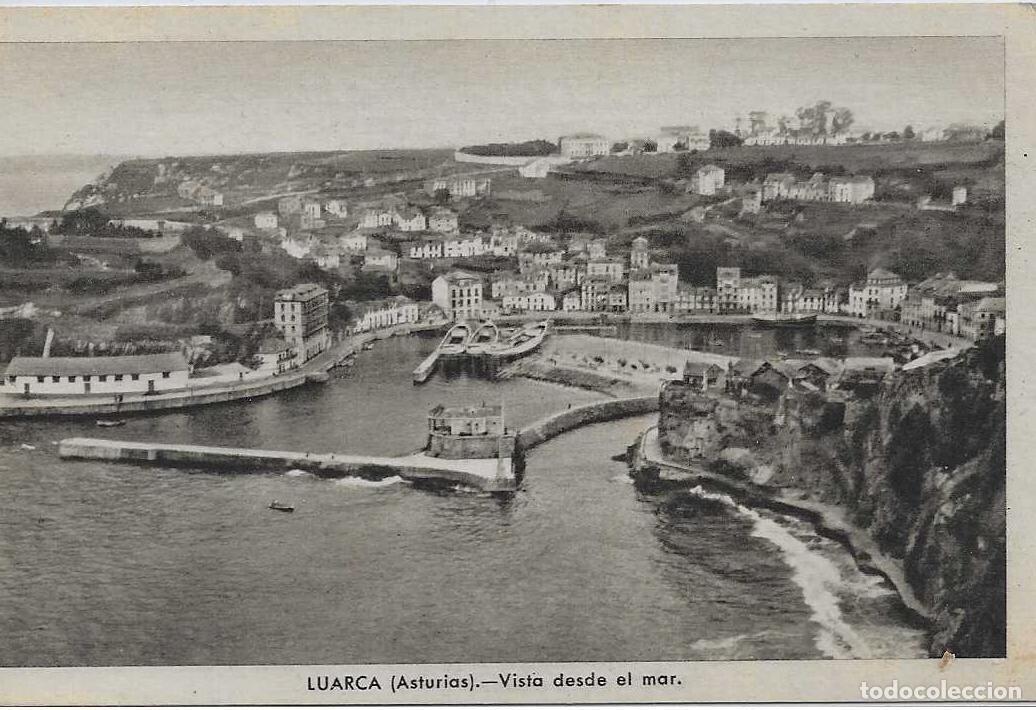 Postales: LUARCA (ASTURIAS) -VISTA DESDE EL MAR - EDICIONES GOMEZ