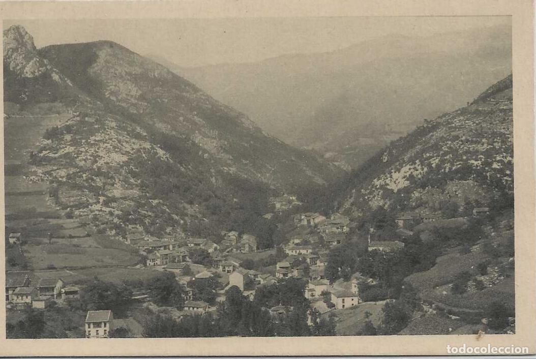 Postales: CABRALES (ASTURIAS) -VISTA GENERAL DE CARRE&Ntilde;A - INSTITUO DE TURISMO DE DE LA IPUTACION DE ASTURIAS