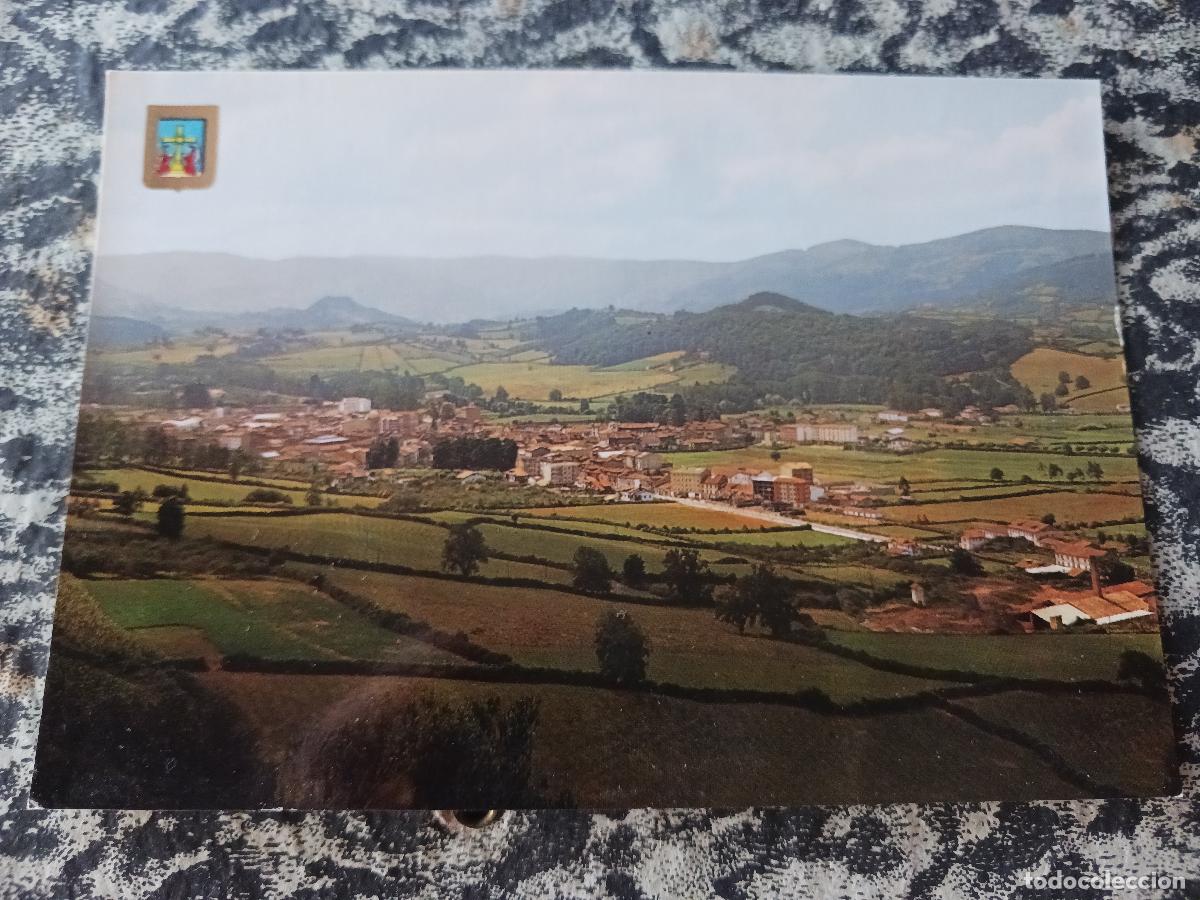 Postales: 4 villaviciosa, asturias, vista general, ed. dominguez