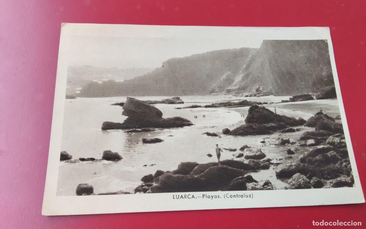 Postales: LUARCA, POSTAL ANTIGUA , BLANCO Y NEGRO - Foto 1