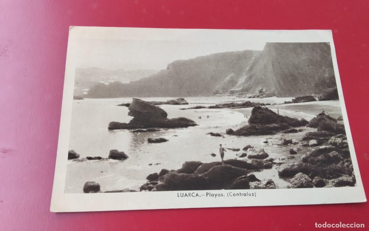 Postales: LUARCA, POSTAL ANTIGUA , BLANCO Y NEGRO - Foto 2