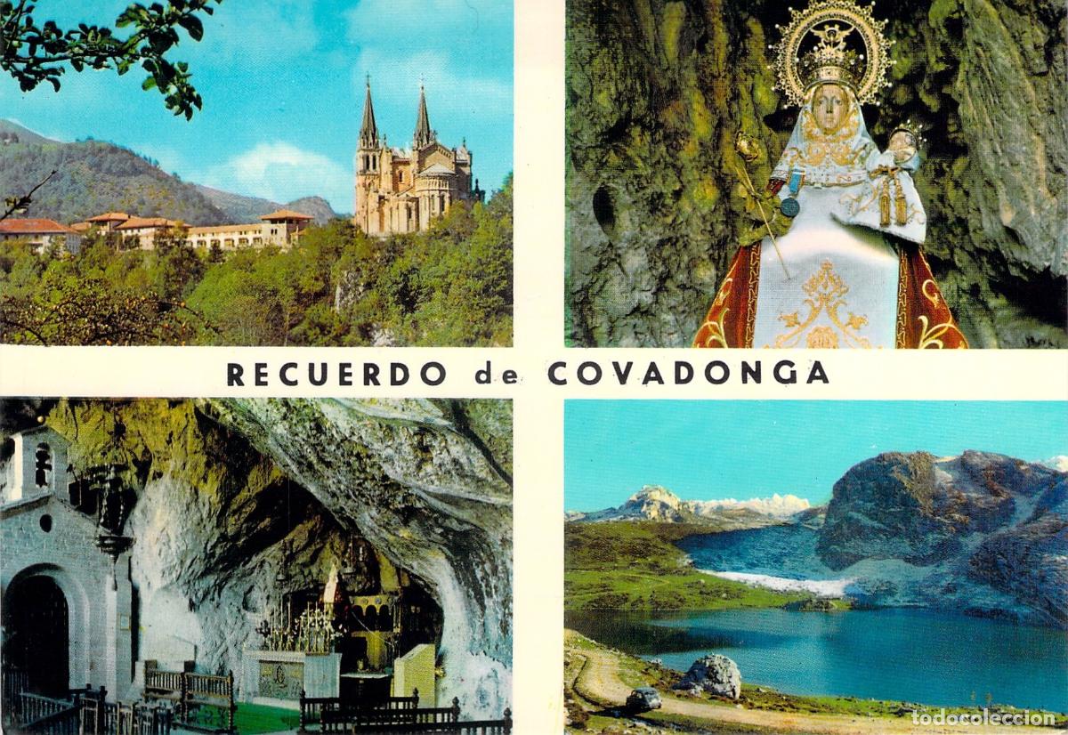 Postales: Postal de Recuerdo de Covadonga, Asturias, Espa&ntilde;a