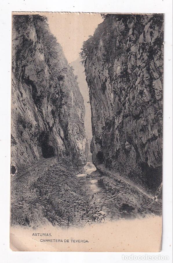 Postales: POSTAL. ASTURIAS. CARRETERA DE TEVERGA.