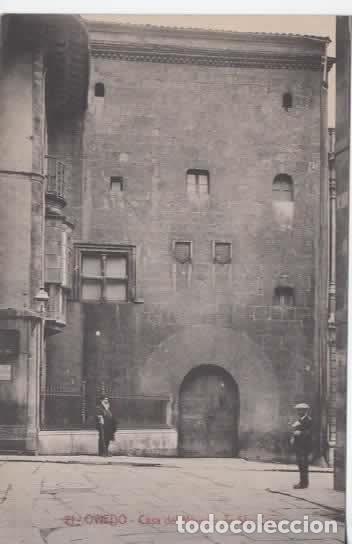 Postales: ASTURIAS OVIEDO SIN ESCRIBIR CASA DEL MARQUES DE SANTA CRUZ