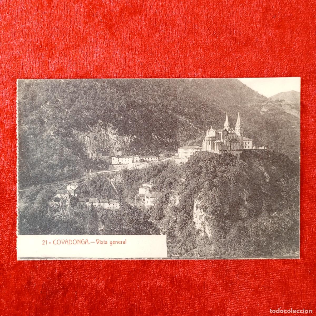 Postales: POSTAL - COVADONGA - VISTA GENERAL - 21 - COLEC. V. ERO - RAR&Iacute;SIMA / 1969