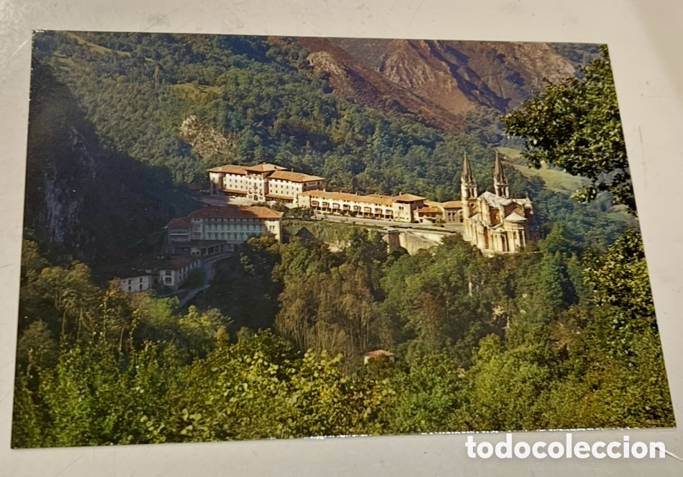 Postales: Postal. Vista general de Covadonga. Asturias. A&ntilde;os 70.