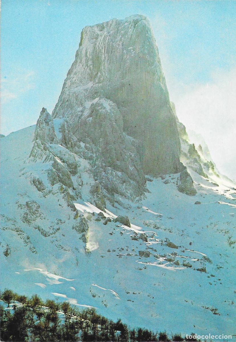 Postales: [POSTAL] Picos de Europa. Naranjo de Bulnes en invierno. Asturias (sin circular)