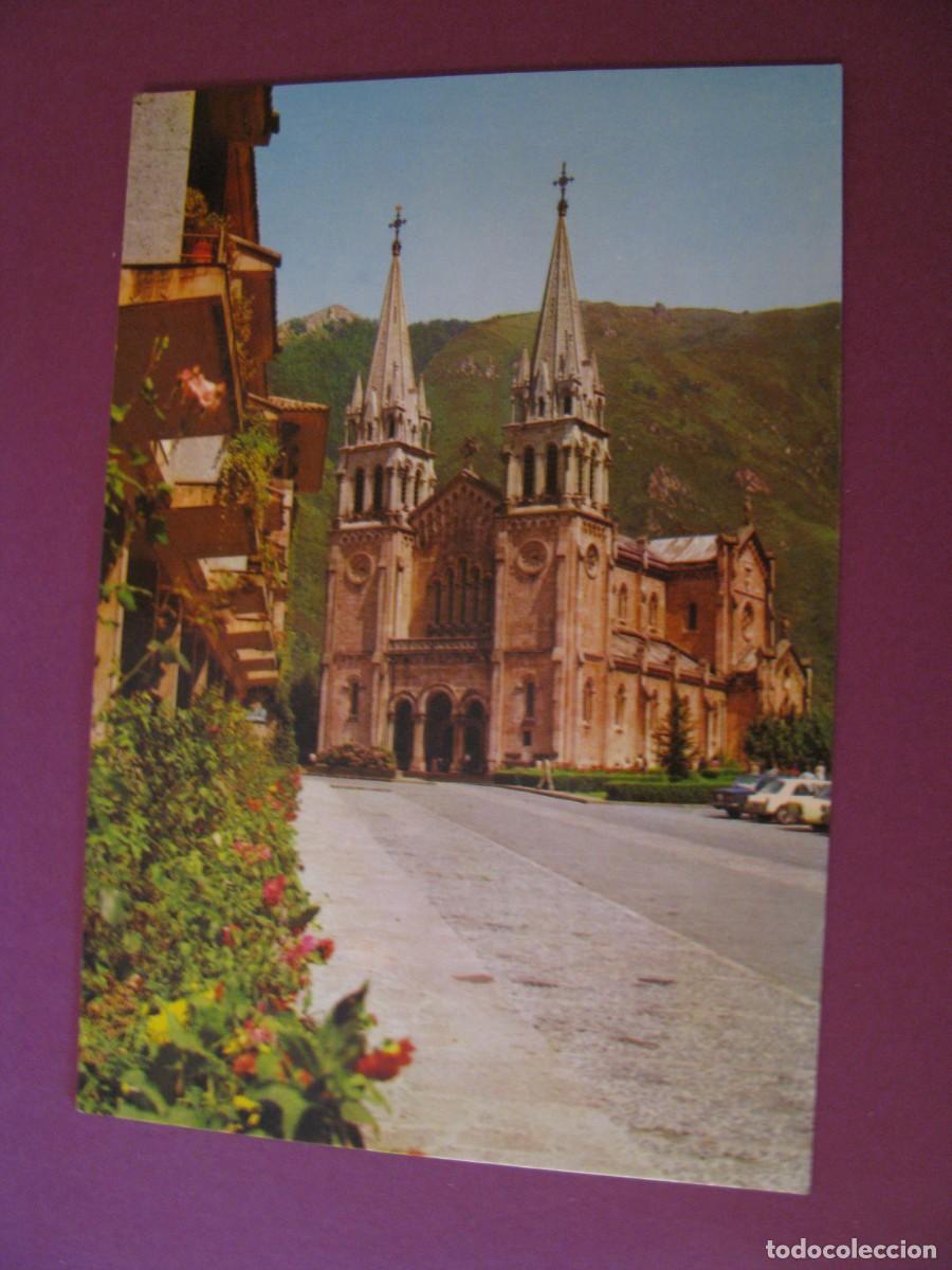 Postales: POSTAL DE COVADONGA. LA BASILICA. ALARDE. CIRCULADA