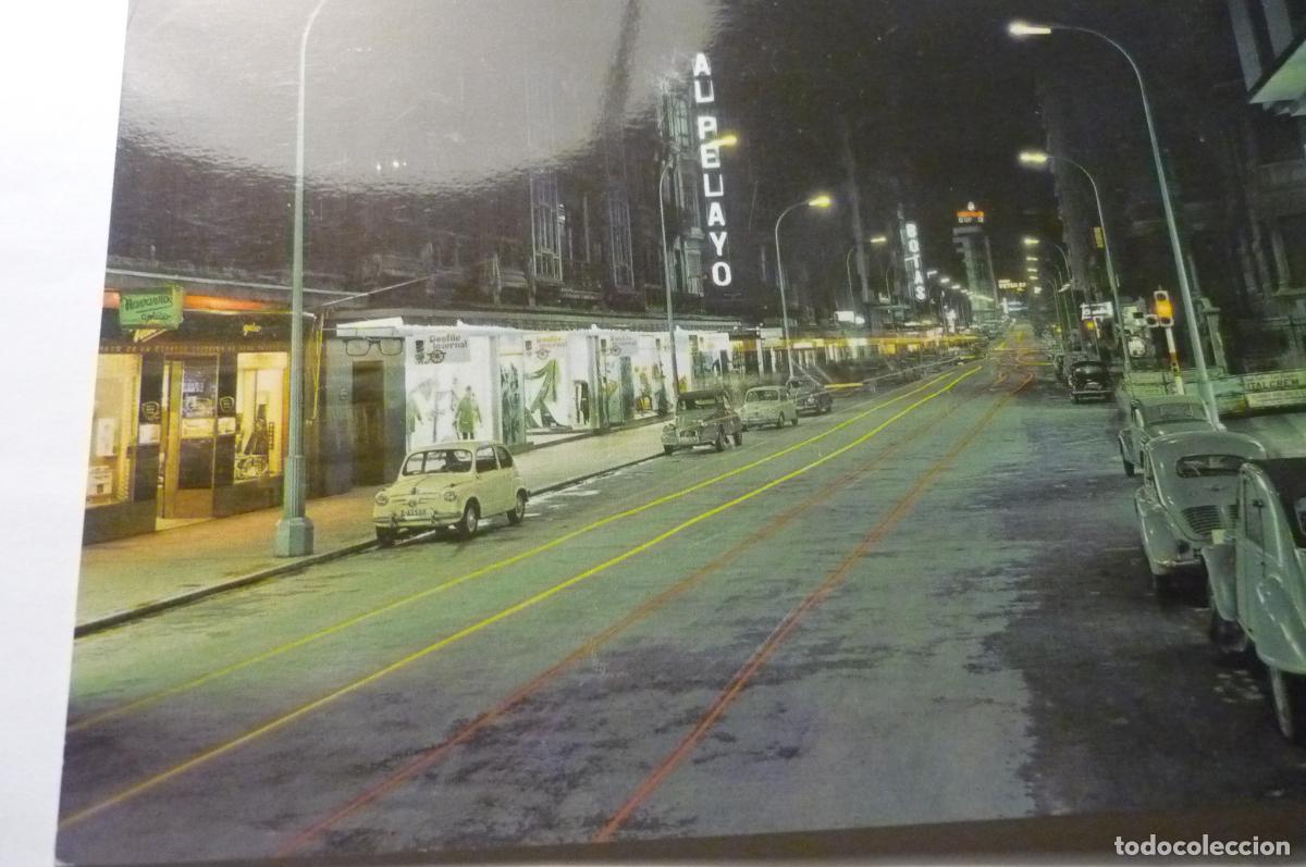 Postales: postal oviedo nocturna calle uria coches cm