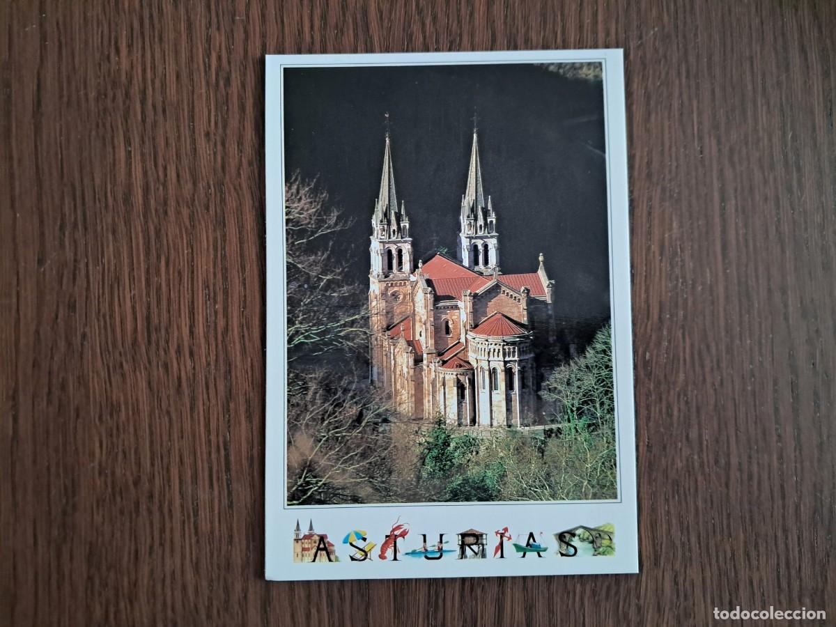 Postales: postal de Espa&ntilde;a, Santuario de Covadonga, Asturias.