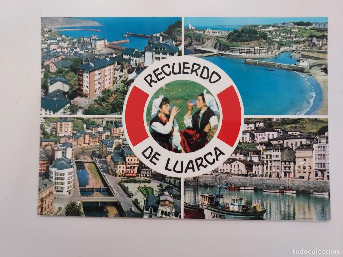 Postales: POSTAL RECUERDO DE LUARCA VISTAS PARCIALES. 1973. SIN CIRCULAR. ALARDE. ASTURIAS