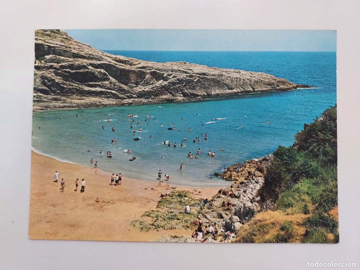Postales: POSTAL LLANES PLAYA DE SABL&Oacute;N. 1966. SIN CIRCULAR. GARRABELLA. ASTURIAS