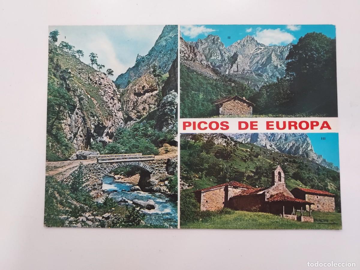 Postales: POSTAL PICOS DE EUROPA RIO CARES LA PEGUERA ERMITA. 1967. SICILA. ESCRITA. ASTURIAS
