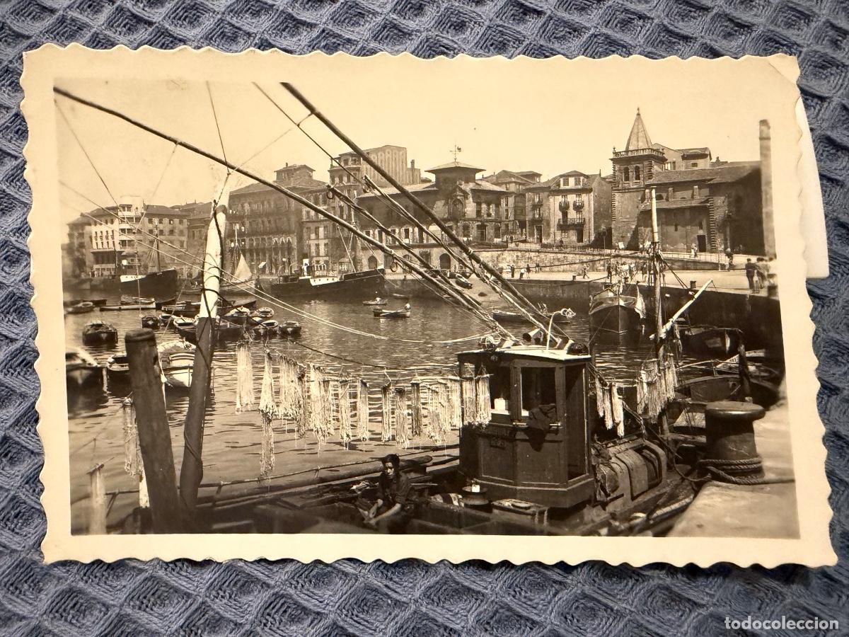 Postales: Gij&oacute;n -Puerto - circulada 1955 - ediciones Arribas 110