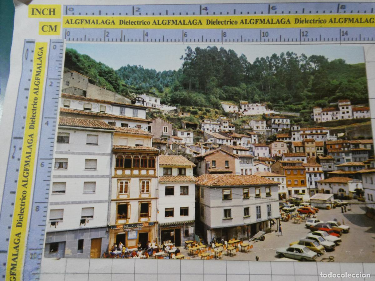 Postales: POSTAL DE ASTURIAS. A&Ntilde;O 1981. CUDILLERO VISTA PARCIAL COCHES. 2 ARRIBAS. 2869