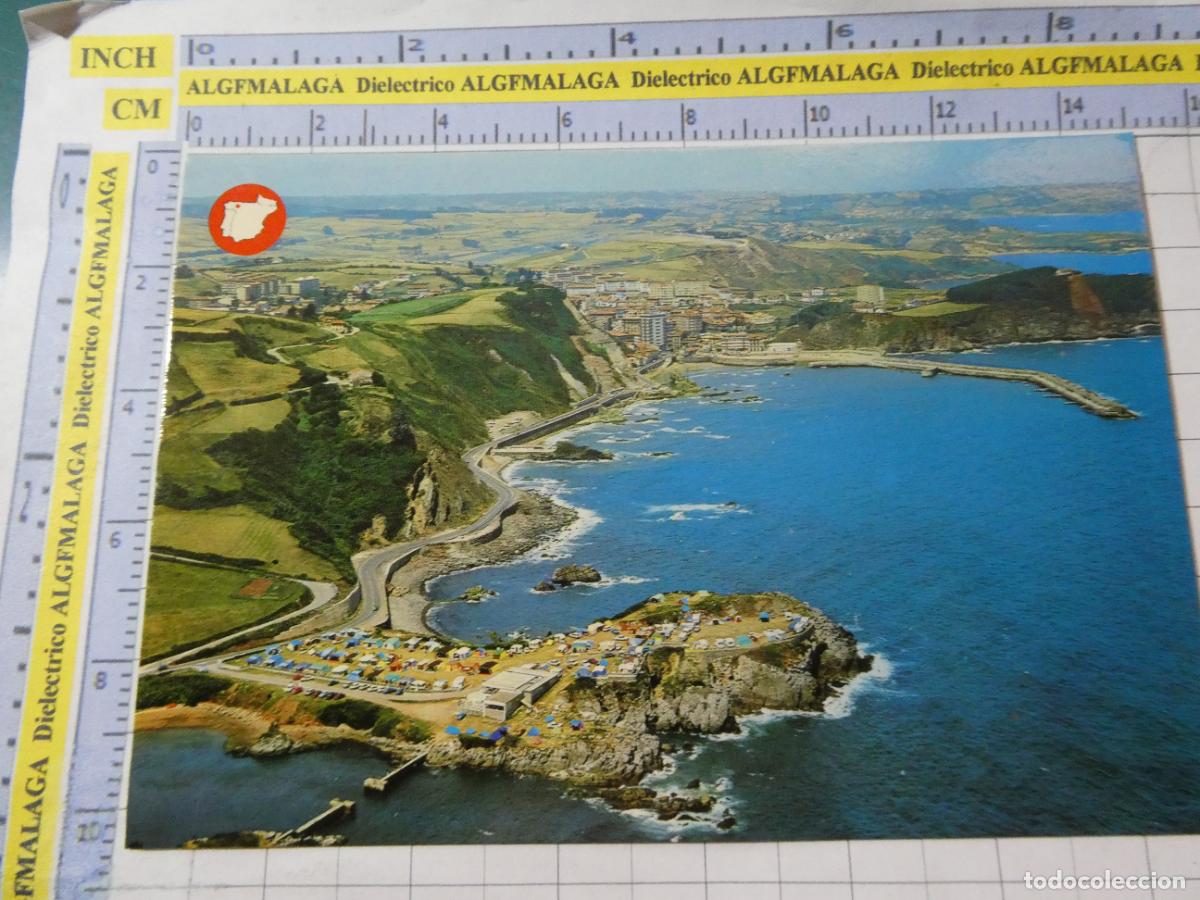 Postales: POSTAL DE ASTURIAS. A&Ntilde;O 1976 CANDAS VISTA AEREA 829 ALARDE. 2878