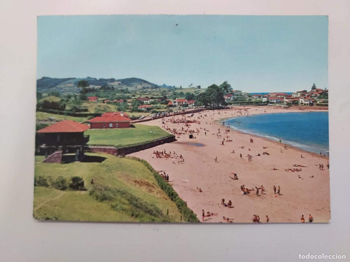 Postales: POSTAL COLUNGA PLAYA DE LA ISLA. 1965. CIRCULADA. ASTURIAS