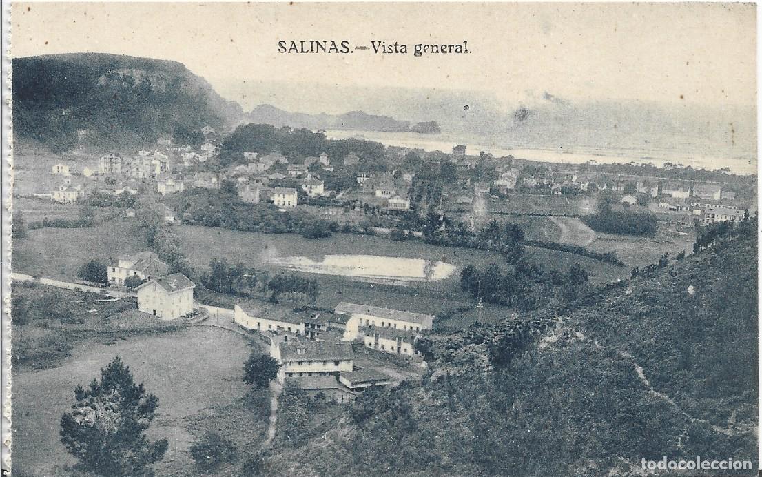 Postales: SALINAS (ASTURIAS) - VISTA GENERAL - SIN EDITOR