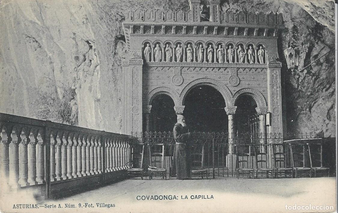 Postales: COVADONGA (ASTURIAS)- LA CAPILLA - FOT. VILLEGAS