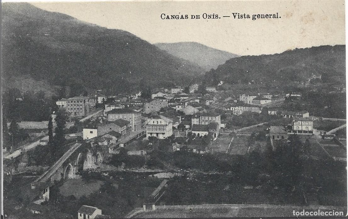 Postales: CANGAS DE ONIS (ASTURIAS)- VISTA GENERAL - CASA LUIS SAUS,MADRID