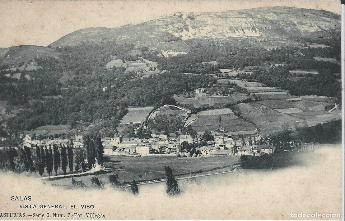 Postales: SALAS (ASTURIAS) - VISTA GENERAL, EL VISO - FOTO VILLEGAS
