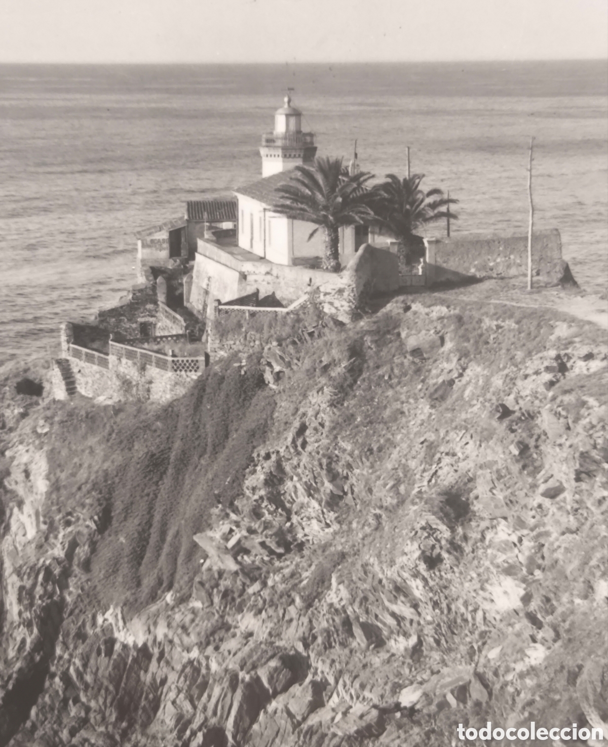 Postales: CUDILLERO EL FARO POSTAL FOTOGR&Aacute;FICA FOTOGRAF&Iacute;A PIRE ASTURIAS C. 1965
