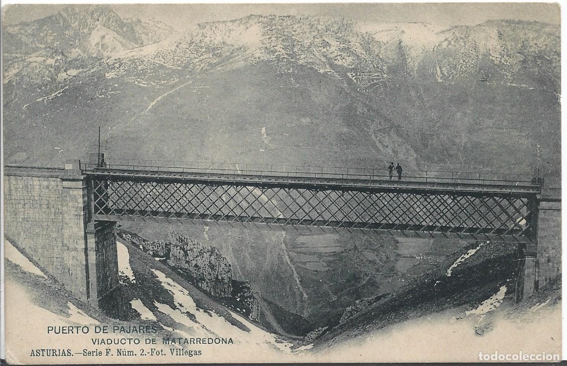 Postales: PUERTO DE PAJARES (ASTURIAS) - VIADUCTO DE MATARREDONA - FOT, VILLEGAS