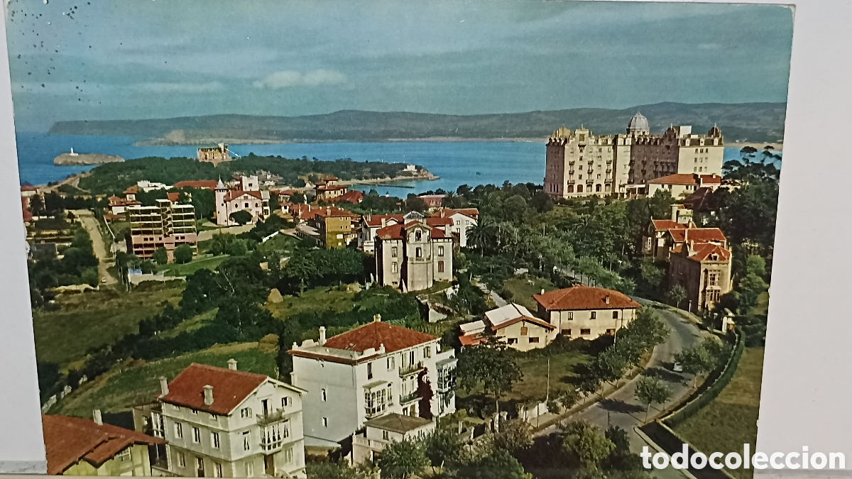 Postales: Santander el Sardinero vista parcial