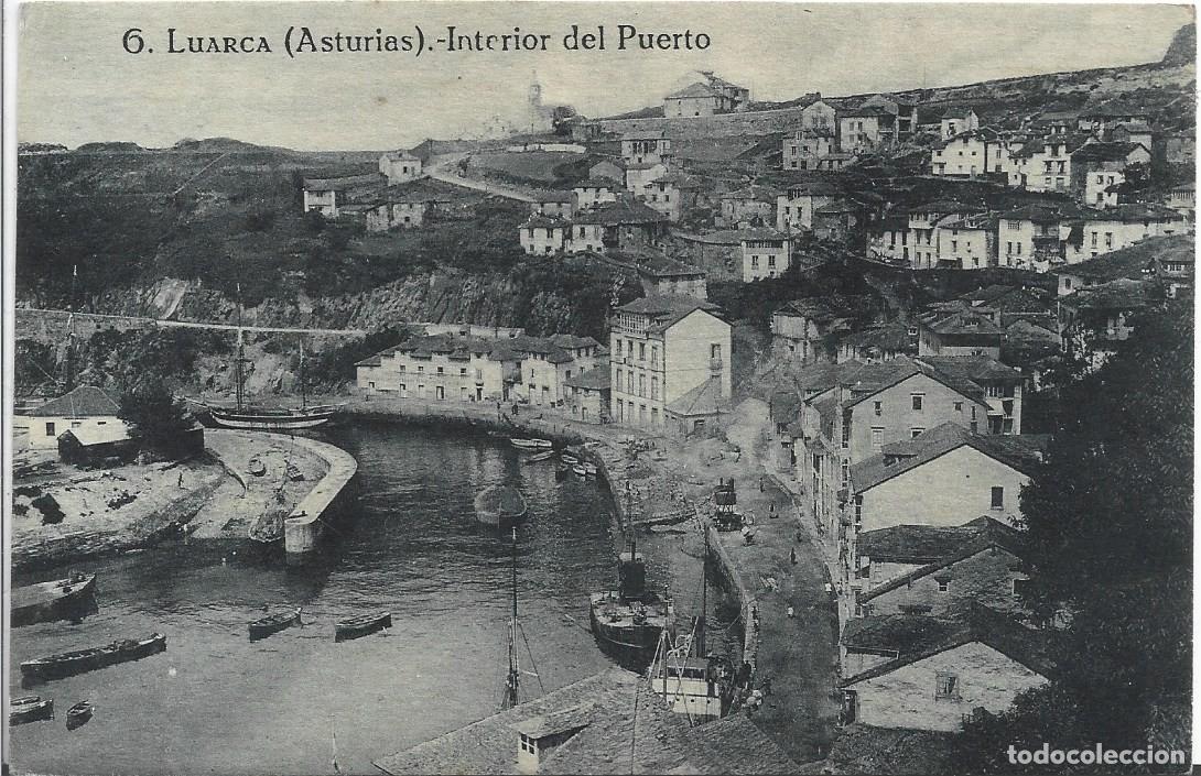 Postales: LUARCA (ASTURIAS) - INTERIOR DEL PUERTO - EDICION HOTEL GAYOSO