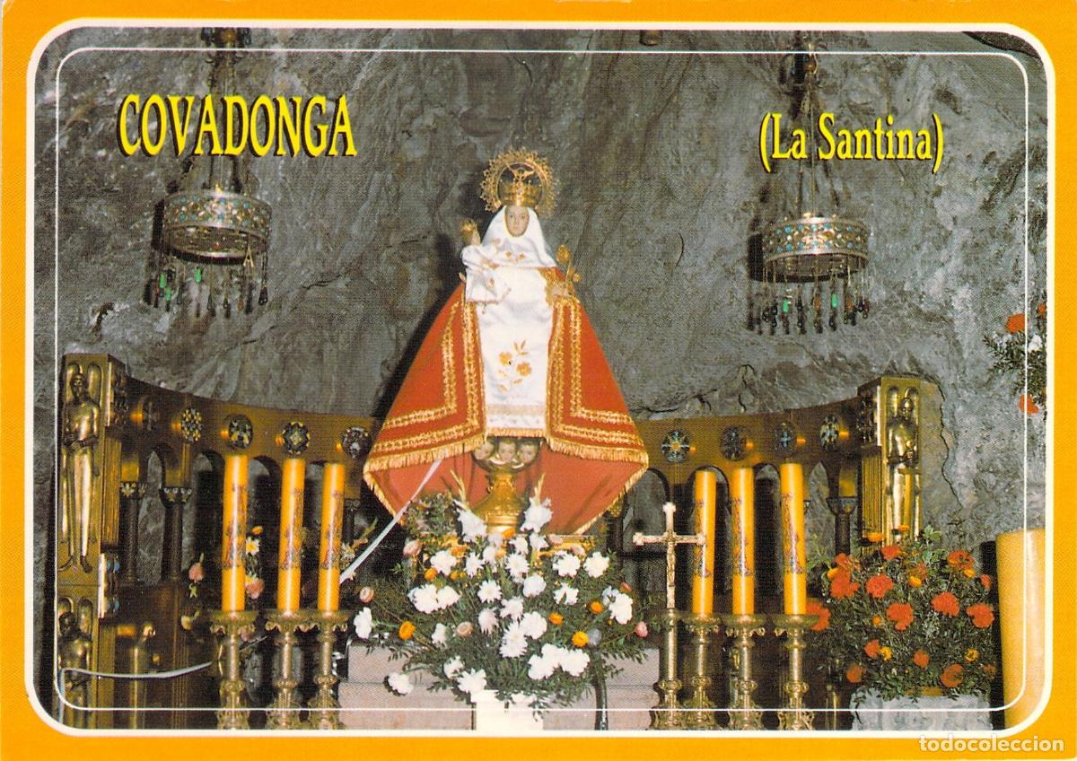 Postales: Postal de la Virgen de Covadonga La Santina Asturias
