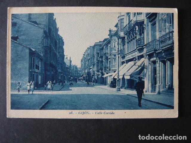 Postales: GIJON ASTURIAS CALLE CORRIDA