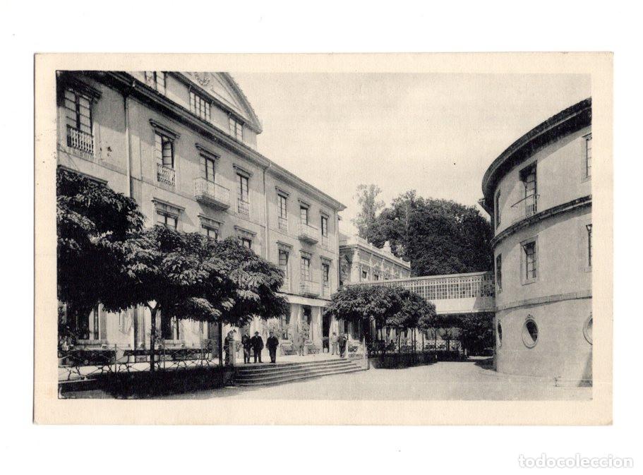 Postales: OVIEDO.- BALNEARIO, CALDAS DE OVIEDO (S.A). GRAN HOTEL, VISTA EXTERIOR.