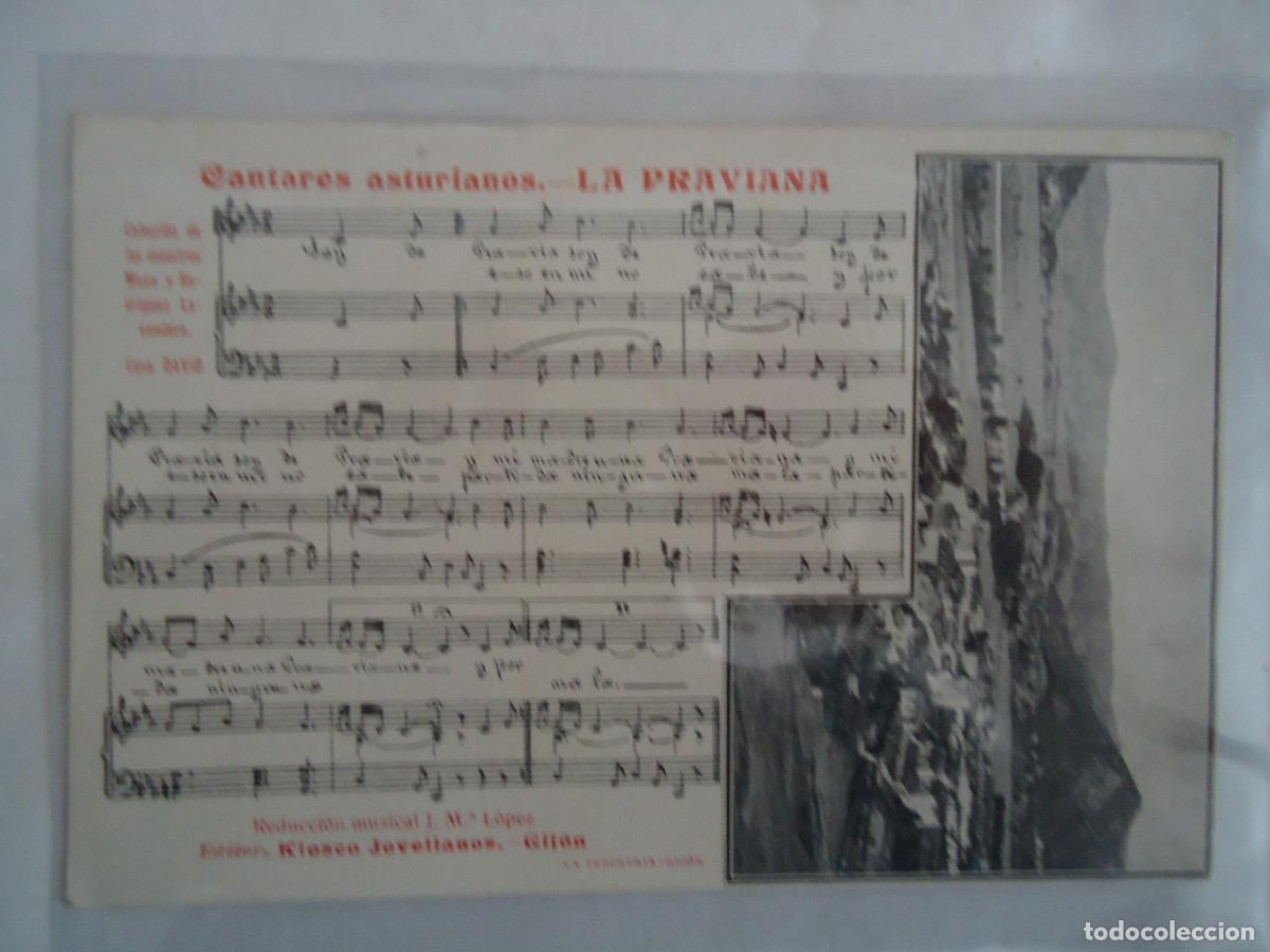 Postales: POSTAL DE GIJON, CANTARES ASTURIANOS, LA PRAVIANA. PP -13