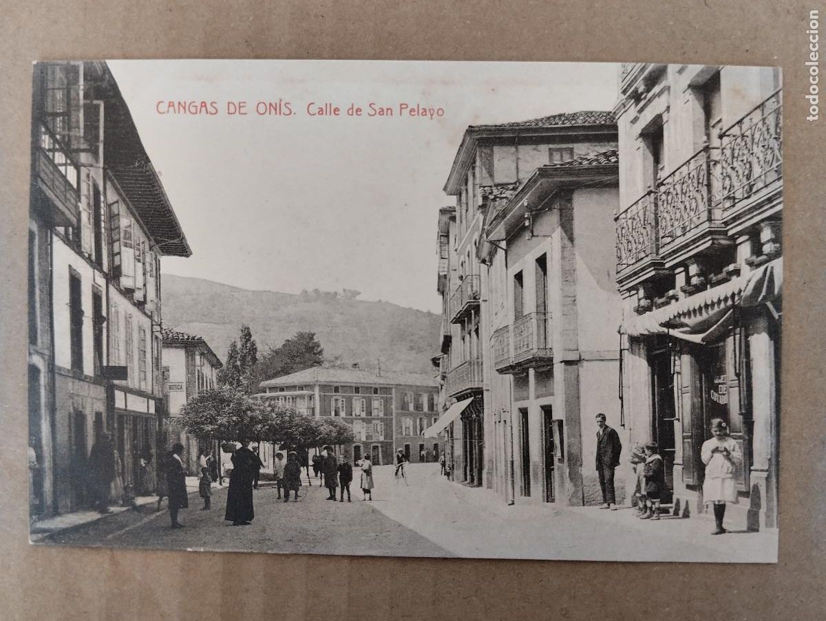 Postales: CANGAS DE ONIS ASTURIAS. CALLE DE SAN PELAYO