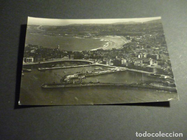 Postales: GIJON ASTURIAS AEREA VISTA GENERAL PUERTO Y PLAYA