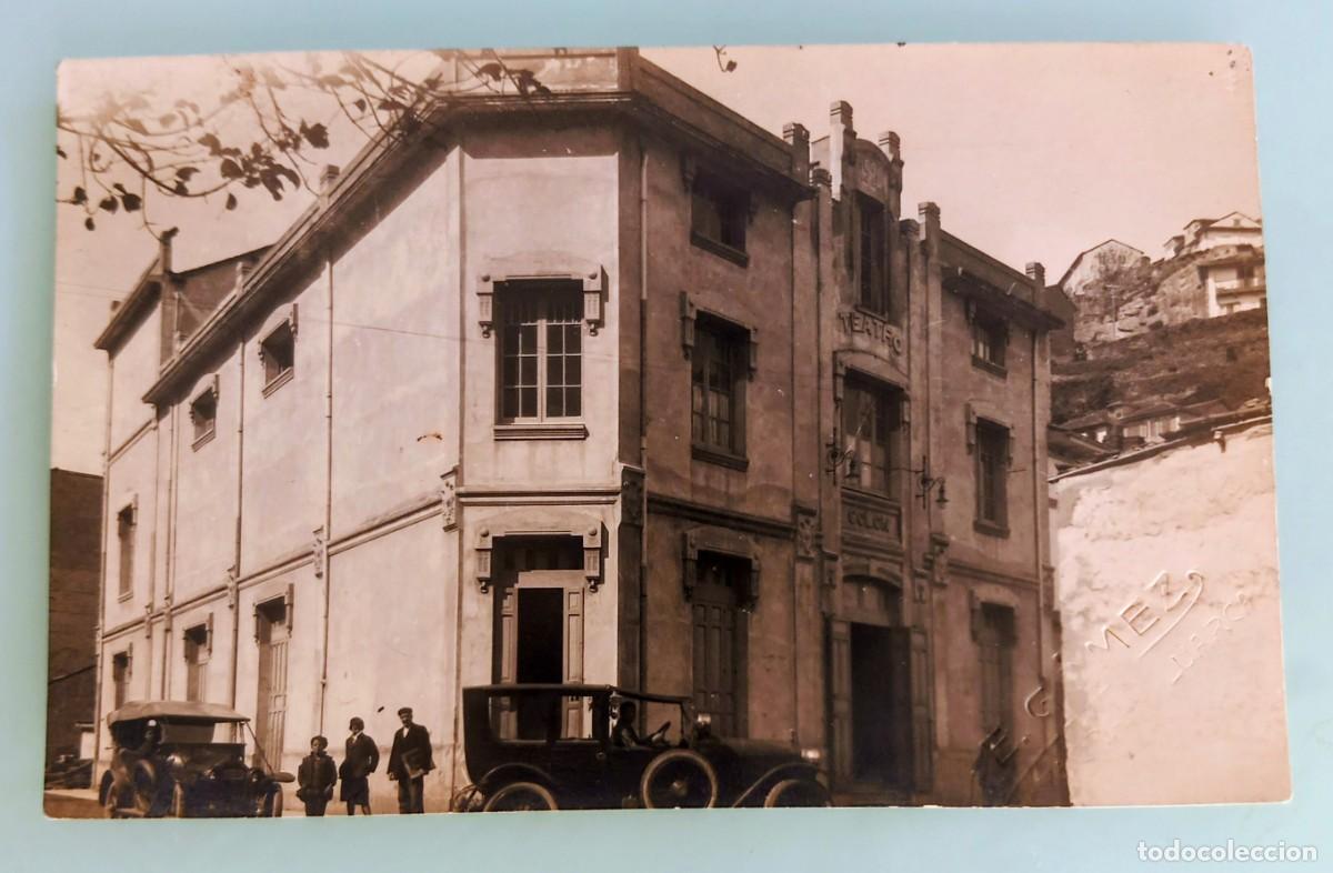 Postales: POSTAL FOTOGRAFICA DE LUARCA (ASTURIAS), TEATRO COLON, EDITORIAL GOMEZ.