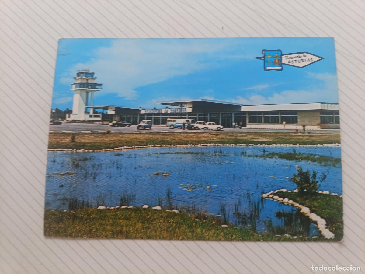 Postales: Aeropuerto de Asturias, no circulada