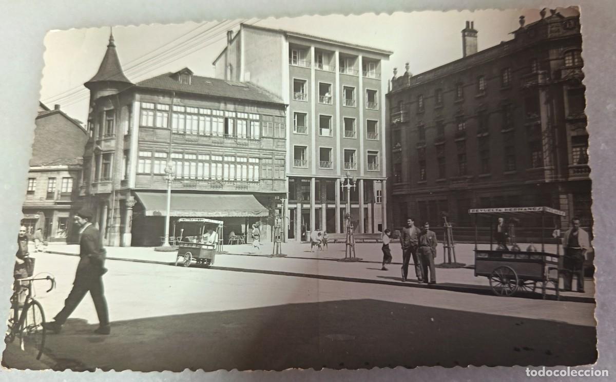 Postales: ASTURIAS (SAMA DE LANGREO)PLAZA AYUNTAMIENTO