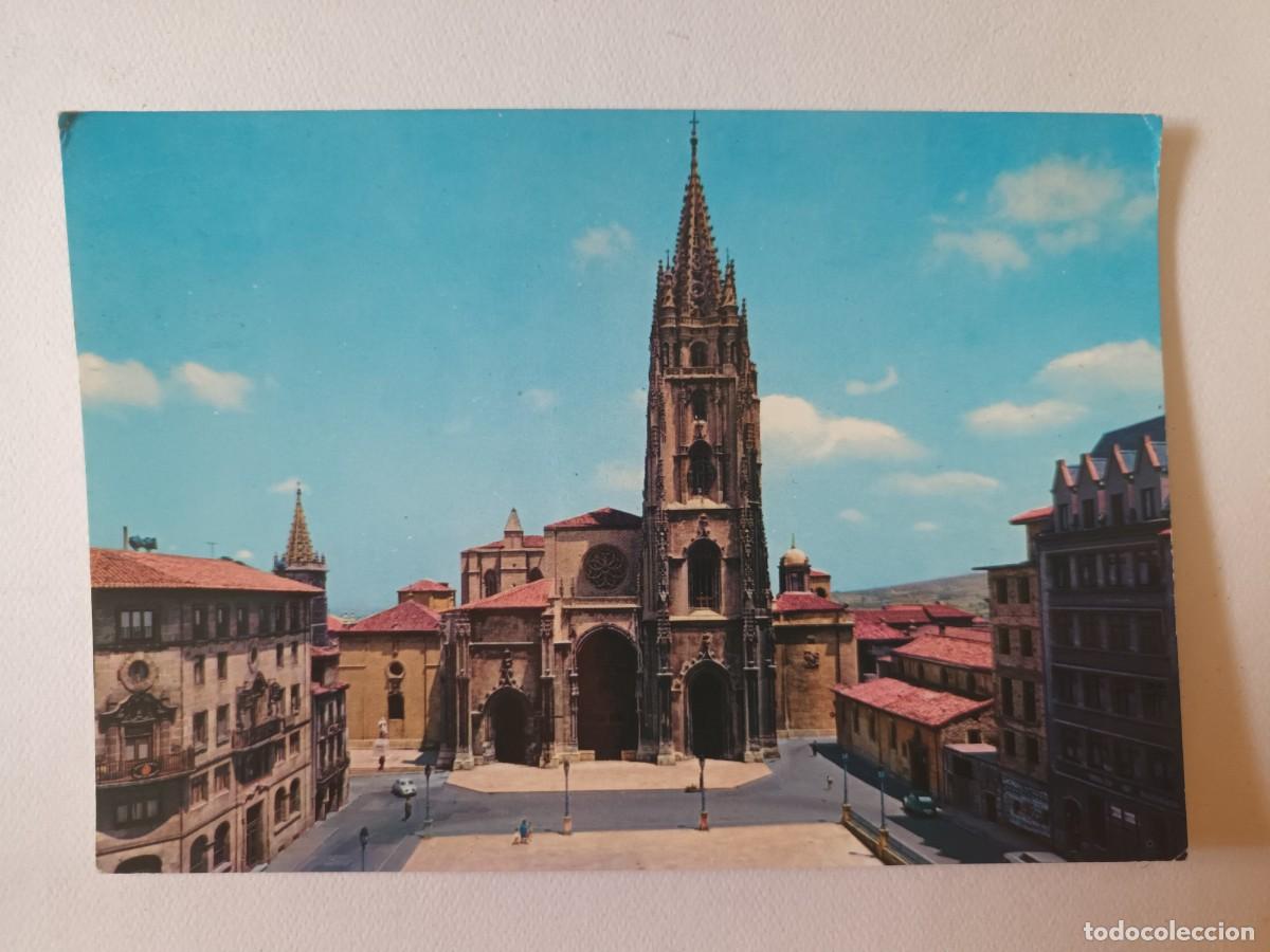 Postales: OVIEDO. LA CATEDRAL (1962) - BONITO FRANQUEO