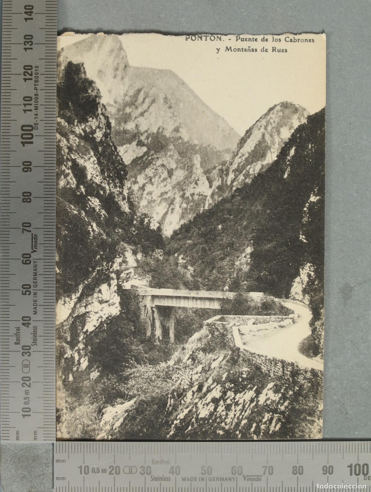 Postales: FOTOGRAFIA. Ponton - Puente de los Cabrones y Monta&ntilde;as de Rues